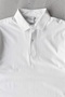 Regular Cotton Short Sleeve Summer Comfortable Cut Polo Collar Buttoned Men's T-Shirt -White - 2