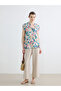 Original Crochet Collar Floral Blouse - 2