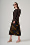Half Zipper Tunic with Seated Waist Part 3012 Brown - 4