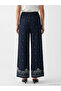 Nevavm Women's Patterned Trousers with Elastic Waist - 4