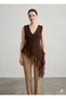 Lace Detailed Knitwear Vest Dress - Stylish and Modern Women's Clothing