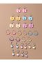 Pack of 15 - Colorful Assorted Earrings - 6