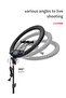 21 Inch Ring Light Tripod Stand with 3 Phone Brackets Soft LED Ring Light with Remote - 3