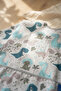 Rexy Dinosaur Patterned Liquid-Proof Long Sleeve Baby Bib - Blw Compatible, Pocketed and Stain-Resistant Baby Bib - 3