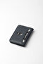 Genuine Leather Unisex Minimal Vertical Card Holder – 2523t - Navy Blue - 4