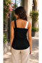 Women's Side Tie Double Color Double Breasted Collar Strap Summer Special Elegant Blouse - 3