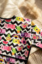 Liquid-Proof Long-Sleeved Baby Food Bib - Pop-Art Patterned Stain-Proof Pocket Compatible with Blw Compatible Feeding Bib - 4