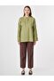 Patı Gizli Linen Viscose Tunic Matcha Green - 3