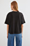 4318 Printed Basic T-Shirt - Black - 4