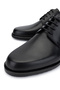 Men's Genuine Leather Black Analin Classic Shoes - 3