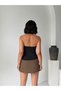 Crep Women's Lace Detailed Halter Neck Body Black - 3