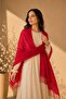 Women's Multi-Use 4 Season Tasseled Viscose Jamawar Pashmina Shawl 180X70 - 3