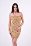 Kelsey Shimmering Sequined and Beaded Strapless Dress - 3