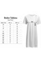 Women's Short Sleeve Crew Neck T-Shirt Dress Nightgown - 8