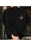 Unisex Tea Cup Printed T-Shirt Crew Neck T-Shirt