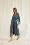 Lace and Belted Dressing Gown - 4