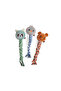 Polyester Animal Figure and Rope Body Squeaky Cute Dog Toy 30 cm - 2