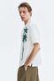 Relaxed Fit Emroidered-motif resort shirt - 4