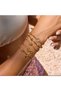 18K PVD Plated Stainless Steel Bracelet Bow Daisy Star Clear Zircons Charm Chains Bracelet - 3