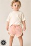 Unisex 100% Cotton Baby Kids Summer Shorts with Lacing Detail