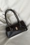 La'Graccio Paris Women's Paves Soft Leather Baguette Bag