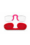 FIND MY Reader Rectangle Nose clip-on Reading Glass Pink, 2.00 x) - 3