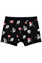 Özkan 11111-Gb 5-Pack Boys' Waiter Boy 95% Cotton Mixed Patterned Flexible Comfortable Combed Cotton Boxer - 6