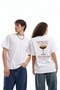 Unisex Oversize T-Shirt Espresso Martini Printed White – Crew Neck, Comfortable Fit, 100% Cotton - 5