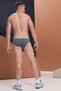 Men's Anthracite Cotton Classic Slip Underpants - 2