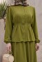 Skirted Gipeli Pistachio Green Ayrobin Suit - 3