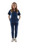 DEE'S FASHION,Medical Scrubs Set for Women, Housemaid uniform,V-Neck Top with Pockets, Elastic Waist Pants [BS45]