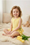 Girl's Tulip Flower Decorated Muslin Set - 2