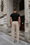Men's Pleated Baggy Fabric Trousers + Gift Bag - 8