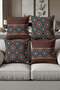 Digital Printed Soft Textured 4-Piece Throw Pillow Cover Set Krl0098