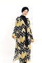 Single Kaftan Pareo over Hijab Swimsuit 6314 Yellow - 2