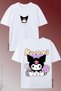 Unisex Kawaii Cute Printed Oversize Crew Neck Cotton Daily Use Combed Cotton T-Shirt - 4