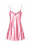 Silky Satin Lace Detailed Strappy Nightgown – Boxed Shipping - 3
