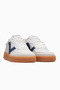 Elsa Women's Leather Sneaker Shoes 26Y 121230058 Navy Blue - 5