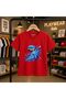 Blue Parrot Printed 100% Kids Unisex T-Shirt 5 6 -7 8-9 10 -11 12 Years Old