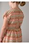 Girl's Mercerized Dress Orange - 2