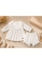 Baby Girl Summer Clothes Muslin Smocked Shorts Set