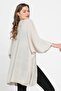 Bat Sleeve Seasonal Cardigan Light Beige - 4