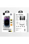 URR iPhone 15 Pro Max 3D Privacy Resin Edge واقي شاشة زجاجي - أسود - 2
