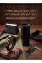 Aten Genuine Leather Handcrafted Card Holder Bracelet, Keychain, and Thermos Mug Set Father's Day Gift