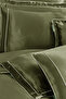 Clio Green Double Silk Satin Duvet Cover Set - 3
