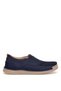 Elit Erl62400 Men's Genuine Leather Casual Shoes Navy Blue - 2