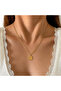 Gold Steel Necklace 50 cm - 2