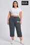 Big Size Women's Bermuda Shorts Comfortable Fit Brooklyn 1970 Printed Spr26Bsrk591-03