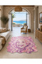 Sdt Fish Theme Patterned Modern Woven Base Decorative Carpet Mosso3498 - 2