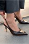 Torval Bitter Brown Matte Leather Women's Stiletto